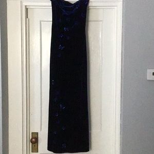 Butterfly dress velvet